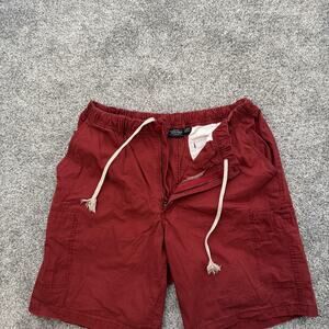 Vintage 90s Y2K Sonoma Cargo Shorts Medium Drawstring Utility Grunge Streetwear